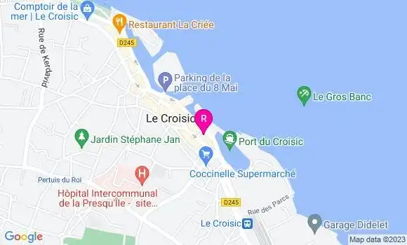 Localisation Crêperie le Bot
