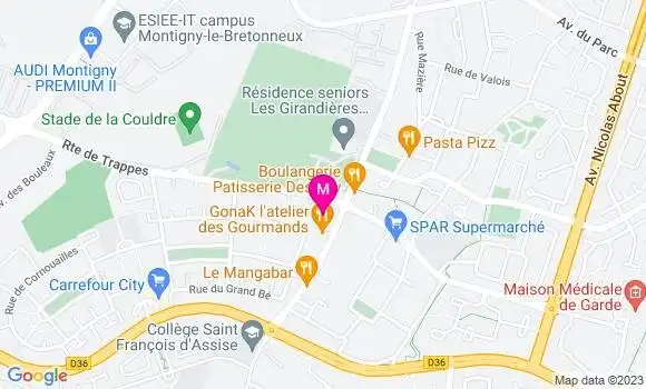 Localisation Restaurant  Honney
