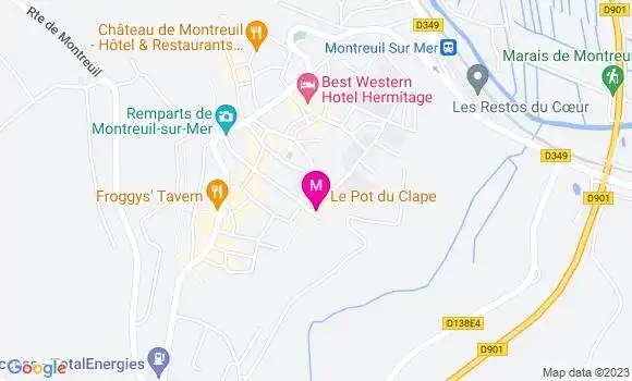 Localisation Restaurant  Le Pot du Clape