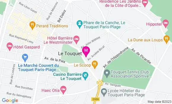 Localisation Crêperie Le Touq