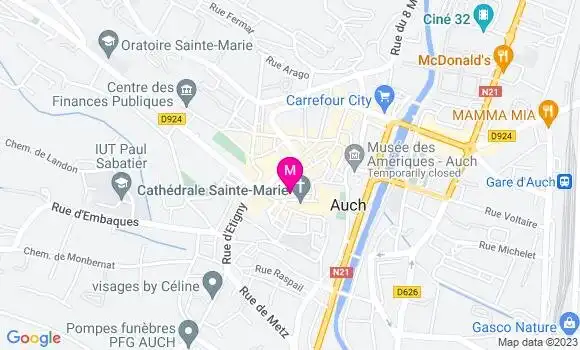 Localisation Restaurant  Maison Collongues