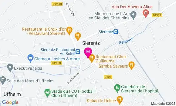 Localisation Restaurant Alsacien Winstub au Cep de Vigne