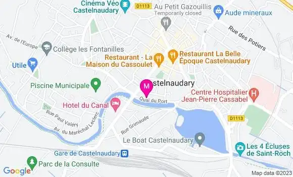 Localisation Restaurant  Le Cassoulet Gourmand