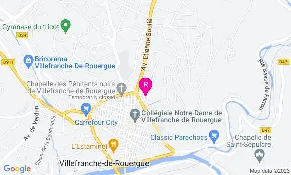 Localisation Restaurant  Les 4 Z