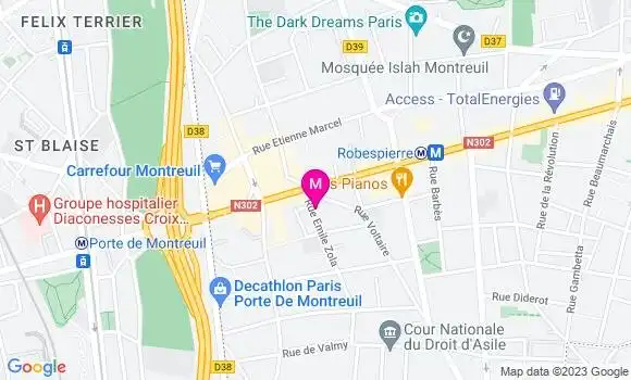Localisation Restaurant  Dar Zamen