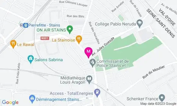 Localisation Restaurant Bar Le Bonheur