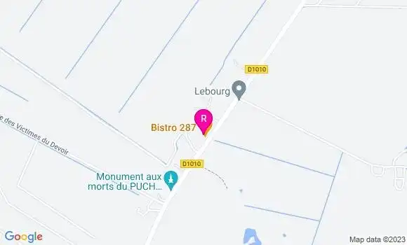 Localisation Bistrot Bistro 287