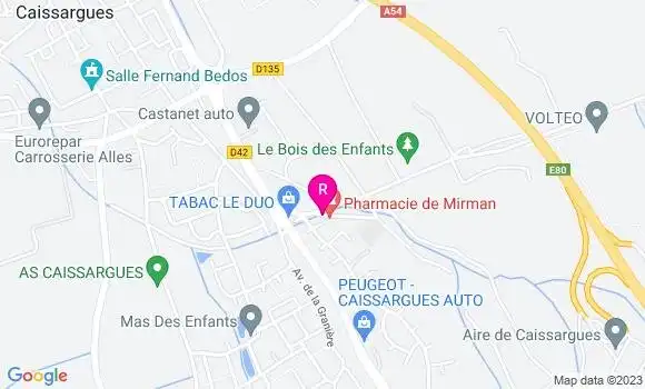 Localisation Restaurant Bar Le Marquis