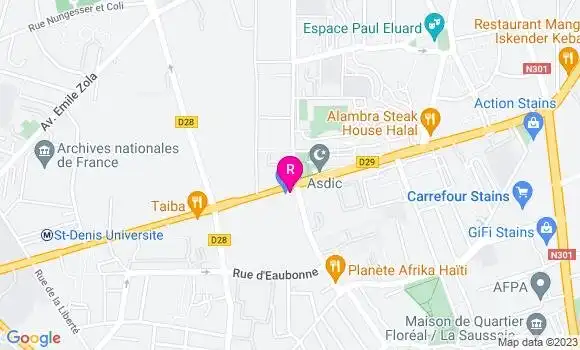 Localisation Brasserie du 42