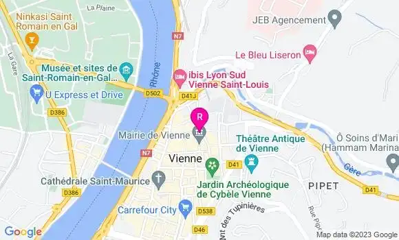 Localisation Restaurant  Le Douze 27