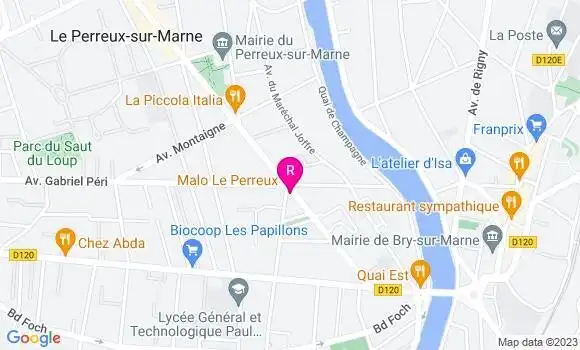 Localisation Crêperie Malo