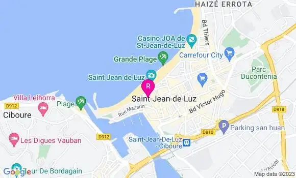 Localisation Restaurant  Ongi Ethorri