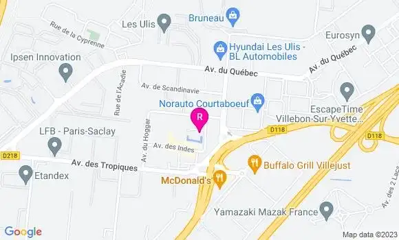 Localisation Restaurant  O
