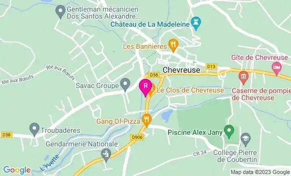 Localisation Restaurant  Jardin du Kashmir