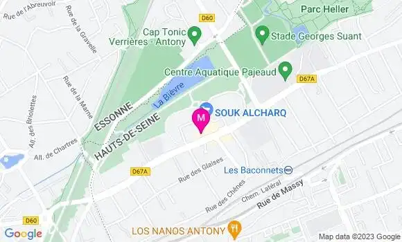 Localisation Sushi Antony 2