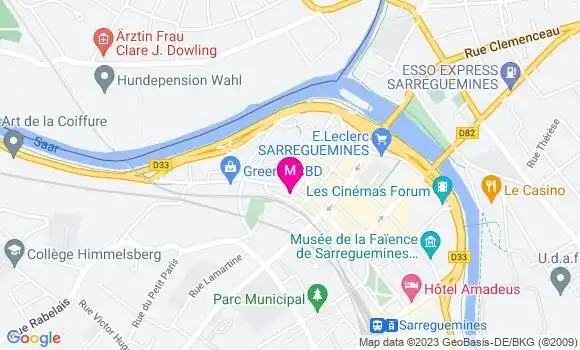 Localisation Restaurant  Café de Paris