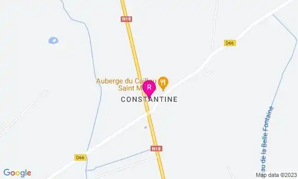 Localisation Auberge du Caillou Saint Martin