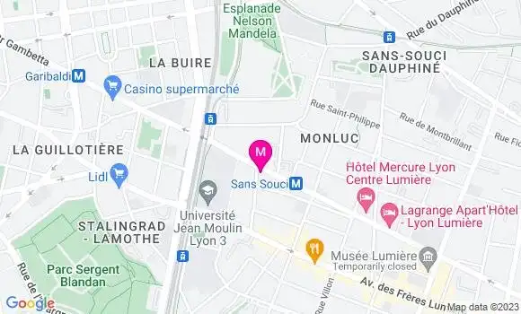 Localisation Restaurant  L