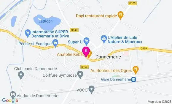 Localisation Restaurant  Le Quignon Gourmand