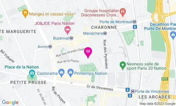 Localisation Restaurant  Lvh
