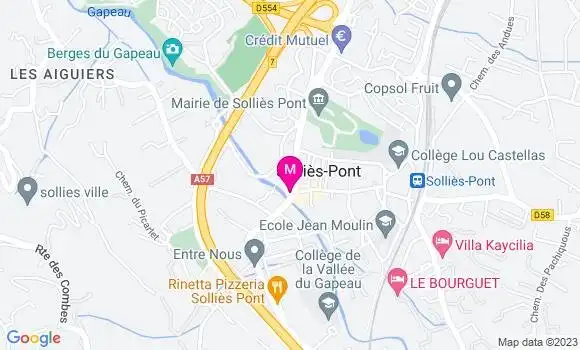 Localisation Restaurant  Lou Pitchoun
