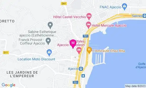 Localisation Restaurant Chinois Le Mandarin