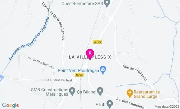 Localisation Restaurant  La Terrasse