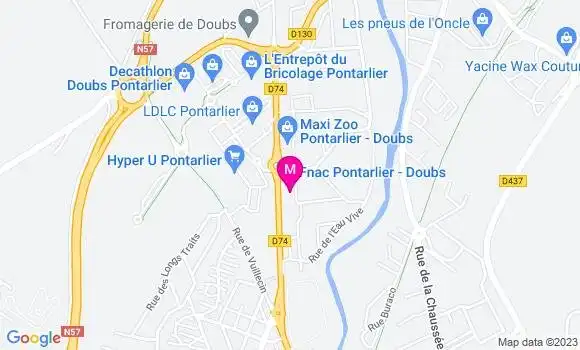 Localisation Restaurant Chinois Dashunfa