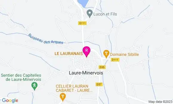 Localisation Restaurant  Le Lauranais