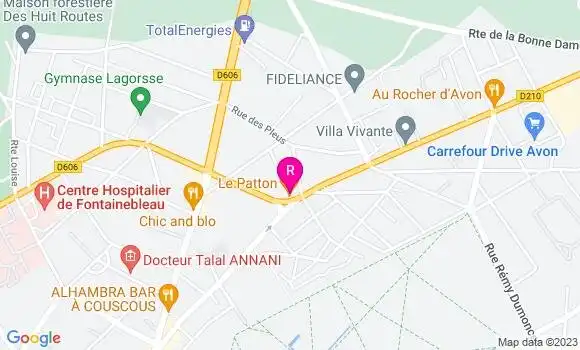 Localisation Restaurant  Le Patton