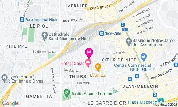 Localisation Restaurant Africain Chez Marie