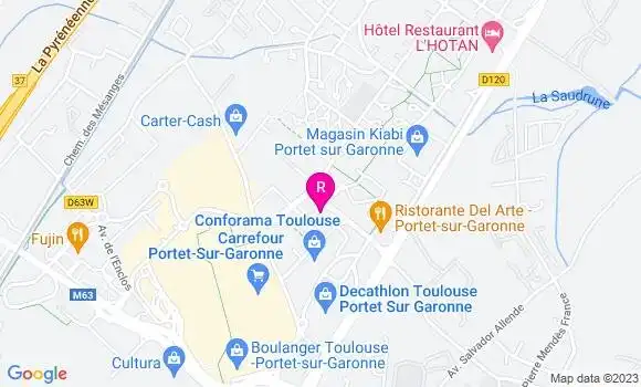 Localisation Restaurant  Le Cabanat