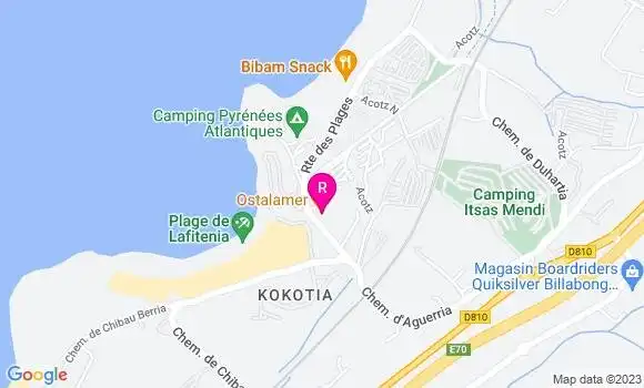 Localisation Restaurant  Ostalamer