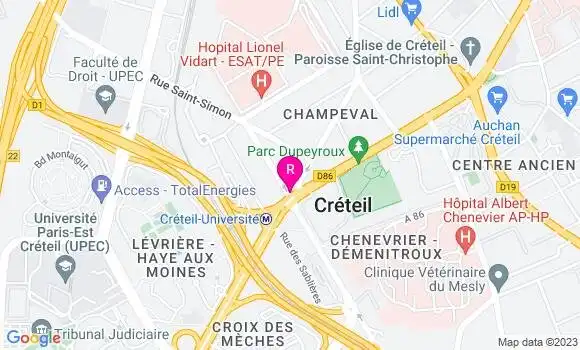 Localisation Restaurant Bar L