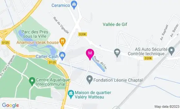 Localisation Restaurant  Aux Art
