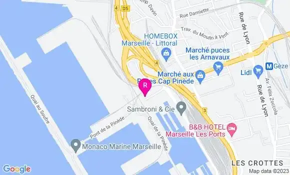 Localisation Restaurant Bar Bar des Messageries