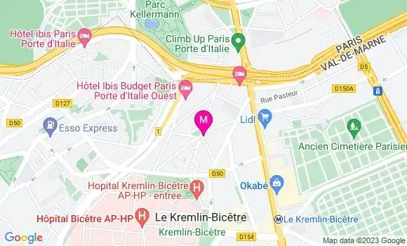 Localisation Café de la Mairie