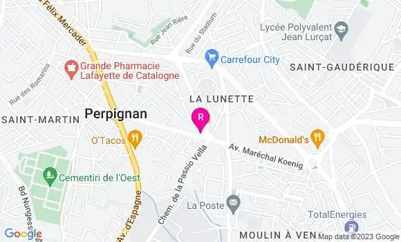 Localisation Restaurant  Pizza Time