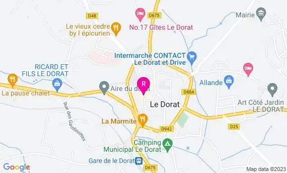 Localisation Restaurant  Le Trèfle Irlandais