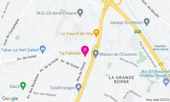 Localisation Restaurant  Taj Pakistan