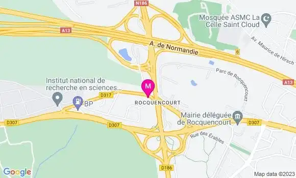 Localisation Restaurant  Le Relais de Rocquencourt