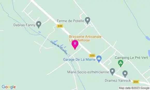 Localisation Brasserie La Potelloise