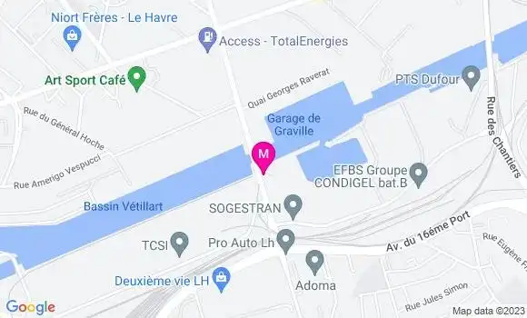 Localisation Restaurant  Le Canal