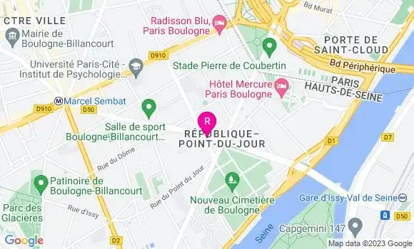 Localisation Restaurant  Mise en Saine