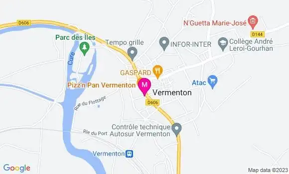 Localisation Restaurant Hôtel  Le Méridien
