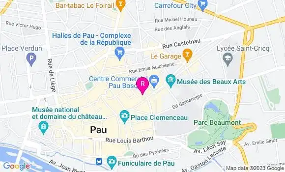Localisation Restaurant  Le Continental