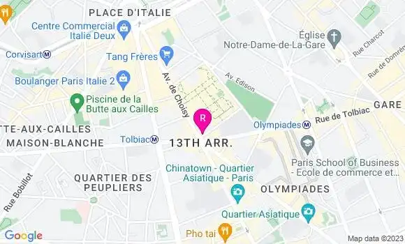 Localisation Restaurant  L