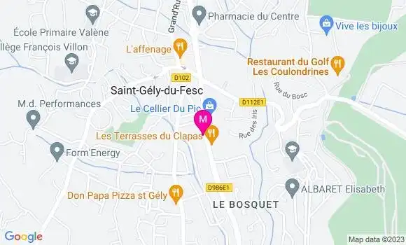 Localisation Restaurant  Le Mélagais