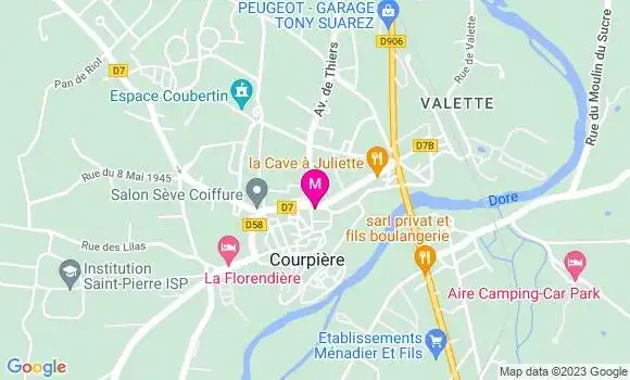 Localisation Restaurant  Le Chignore