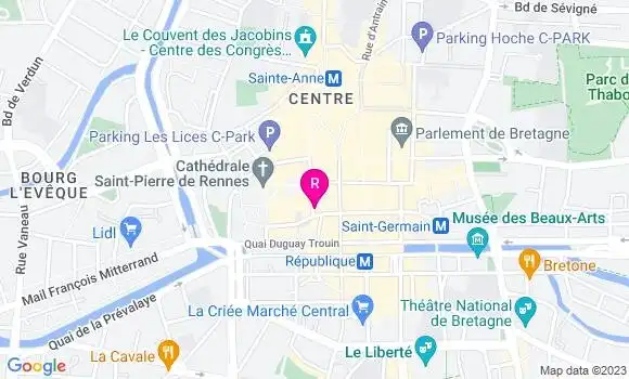 Localisation Restaurant  Les Brocanteurs